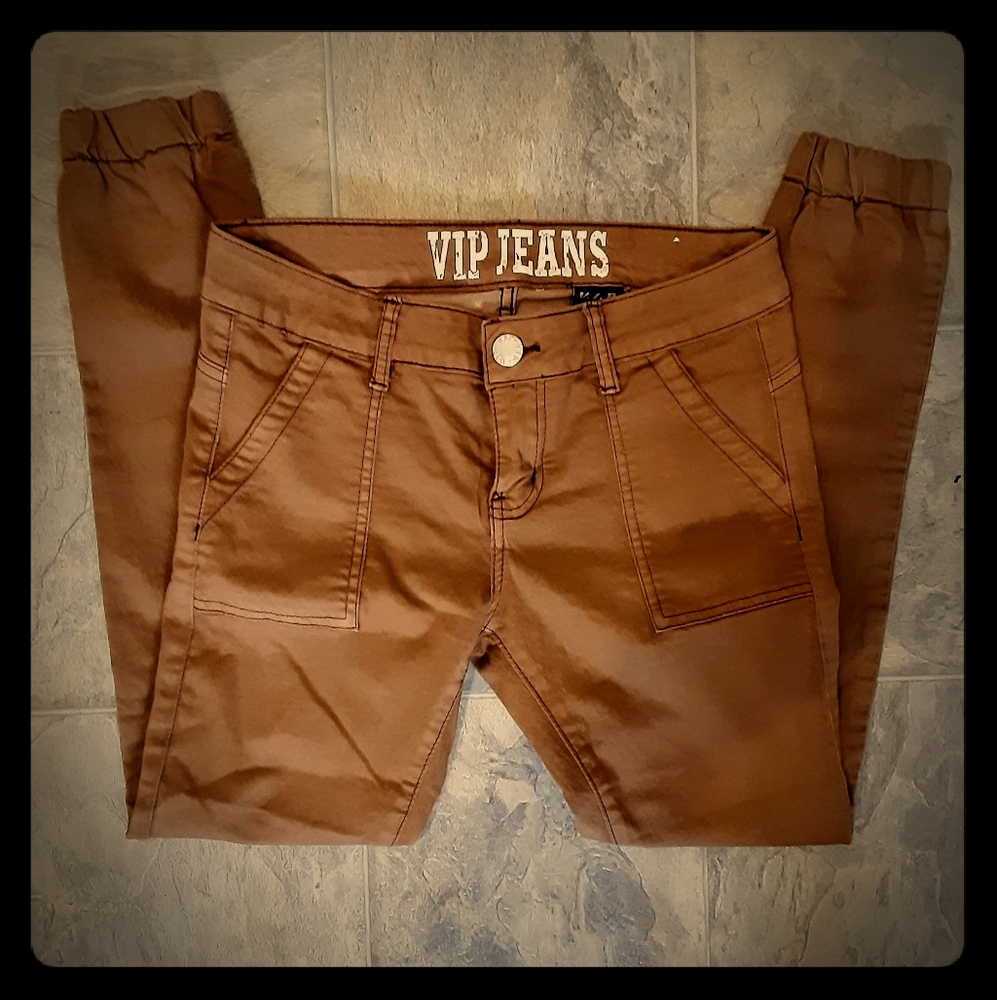 VIP Jean's cognac joggers